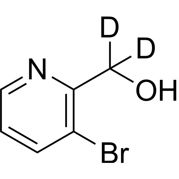 (3-Bromopyridin-2-yl)methanol-d2 Structure