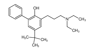 2-(3-Diethylamino-propyl)-4-tert.-butyl-6-phenyl-phenol Structure