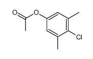 4-chloro-3,5-dimethylphenyl acetate Structure