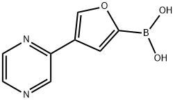 4-(Pyrazin-2-yl)furan-2-boronic acid结构式