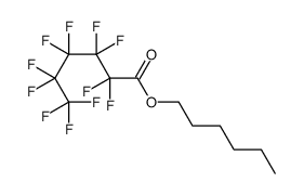 hexyl 2,2,3,3,4,4,5,5,6,6,6-undecafluorohexanoate Structure