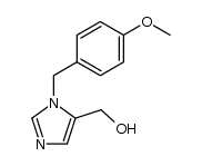 4-[1-(4-methoxybenzyl)-1H-imidazol-5-yl]methanol结构式