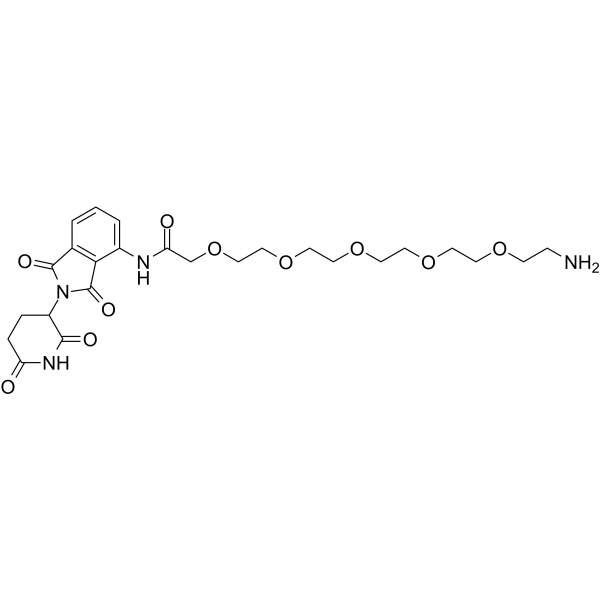 Pomalidomide-amino-PEG5-NH2图片