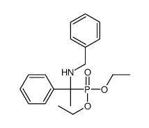 N-benzyl-1-diethoxyphosphoryl-1-phenylethanamine结构式