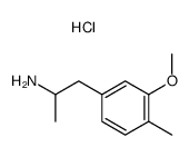 3-Methoxy-4-methylamphetamine hydrochloride结构式