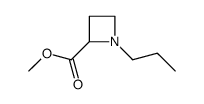 2-Azetidinecarboxylicacid,1-propyl-,methylester(9CI)结构式