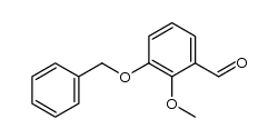 3-(Benzyloxy)-2-methoxybenzaldehyde结构式