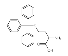 Homocysteine,S-(triphenylmethyl)- structure