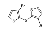 3-bromo-2-(3-bromothiophen-2-yl)sulfanylthiophene结构式