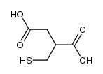 mercaptomethyl-succinic acid Structure
