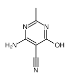 5-Pyrimidinecarbonitrile, 6-amino-1,4-dihydro-2-methyl-4-oxo- (9CI)结构式
