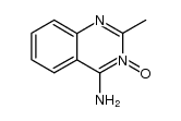 4-amino-2-methylquinazoline 3-oxide结构式