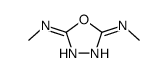2-N,5-N-dimethyl-1,3,4-oxadiazole-2,5-diamine结构式