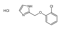 2-[(2-chlorophenoxy)methyl]-1H-imidazole,hydrochloride结构式