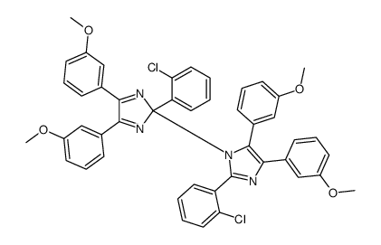 2-(2-Chlorophenyl)-1-[2-(2-chlorophenyl)-4,5-bis(3-methoxyphenyl)-2H-imidazol-2-yl]-4,5-bis(3-methoxyphenyl)-1H-imidazole Structure