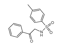 N-(2-OXO-2-PHENYLETHYL)-P-TOLUENE-SULFONAMIDE)结构式