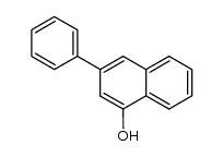 3-苯基-1-萘酚结构式