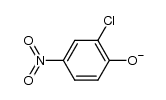 2-chloro-4-nitrophenolate Structure