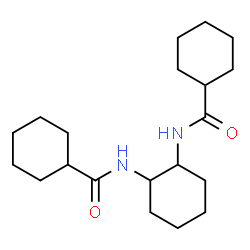 N,N'-1,2-cyclohexanediyldicyclohexanecarboxamide结构式