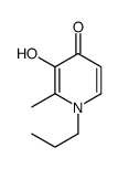 1-propyl-2-methyl-3-hydroxypyrid-4-one Structure
