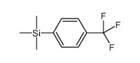 trimethyl-[4-(trifluoromethyl)phenyl]silane结构式