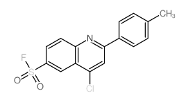 6-Quinolinesulfonylfluoride, 4-chloro-2-(4-methylphenyl)- Structure