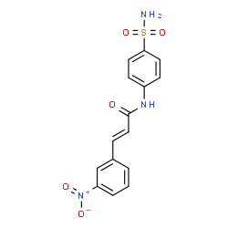 (E)-3-(3-nitrophenyl)-N-(4-sulfamoylphenyl)acrylamide Structure