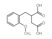 Butanedioic acid,2-[(2-methoxyphenyl)methyl]- Structure