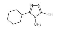 3-cyclohexyl-4-methyl-1H-1,2,4-triazole-5-thione Structure
