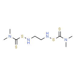 Hydrosulfamine, N,N'-ethylenebis(S-(dimethylthiocarbamoyl)-结构式