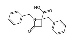 1,2-dibenzyl-4-oxoazetidine-2-carboxylic acid结构式