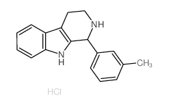 1-(3-methylphenyl)-2,3,4,9-tetrahydro-1H-beta-carboline hydrochloride Structure