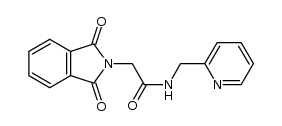 2-(1,3-dioxoisoindolin-2-yl)-N-(pyridin-2-ylmethyl)acetamide Structure