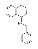 PYRIDIN-3-YLMETHYL-(1,2,3,4-TETRAHYDRO-NAPHTHALEN-1-YL)-AMINE structure