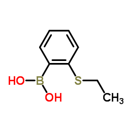[2-(Ethylsulfanyl)phenyl]boronic acid Structure