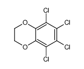 5,6,7,8-tetrachloro-2,3-dihydro-1,4-benzodioxine Structure