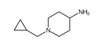 1-(环丙基甲基)-4-哌啶胺结构式