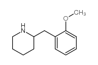 2-[(2-methoxyphenyl)methyl]piperidine Structure