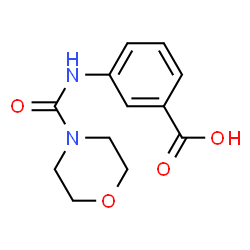 Benzoic acid, 3-[(4-morpholinylcarbonyl)amino]- (9CI) picture