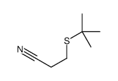 3-tert-butylsulfanylpropanenitrile Structure