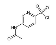 5-acetamino-2-pyridinesulfonyl chloride Structure