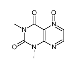 1,3-dimethyl-5-oxy-1H-pteridine-2,4-dione Structure