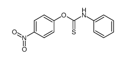 Phenyl-thiocarbamic acid O-(4-nitro-phenyl) ester结构式