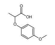 2-(4-Methoxyphenoxy)propanoic acid Structure