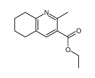 ethyl 2-methyl-5,6,7,8-tetrahydrocyclohexa[b]pyridine-3-carboxylate结构式