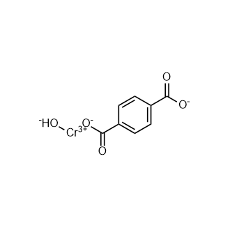 ((4-Carboxylatobenzoyl)oxy)(hydroxy)chromium(III) Structure