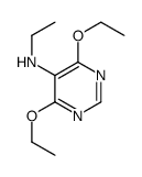 4,6-diethoxy-N-ethylpyrimidin-5-amine Structure