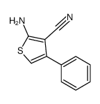 2-Amino-4-phenyl-3-thiophenecarbonitrile Structure