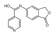 4-Pyridinecarboxamide,N-(1,3-dihydro-1-oxo-5-isobenzofuranyl)-(9CI) Structure