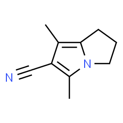 1H-Pyrrolizine-6-carbonitrile,2,3-dihydro-5,7-dimethyl-(9CI) Structure